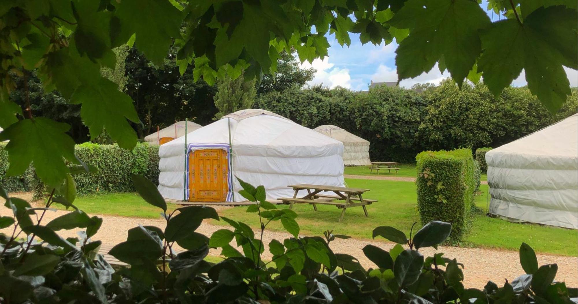 Camping Kerlaudy Mer Et Yourtes Plouénan Esterno foto