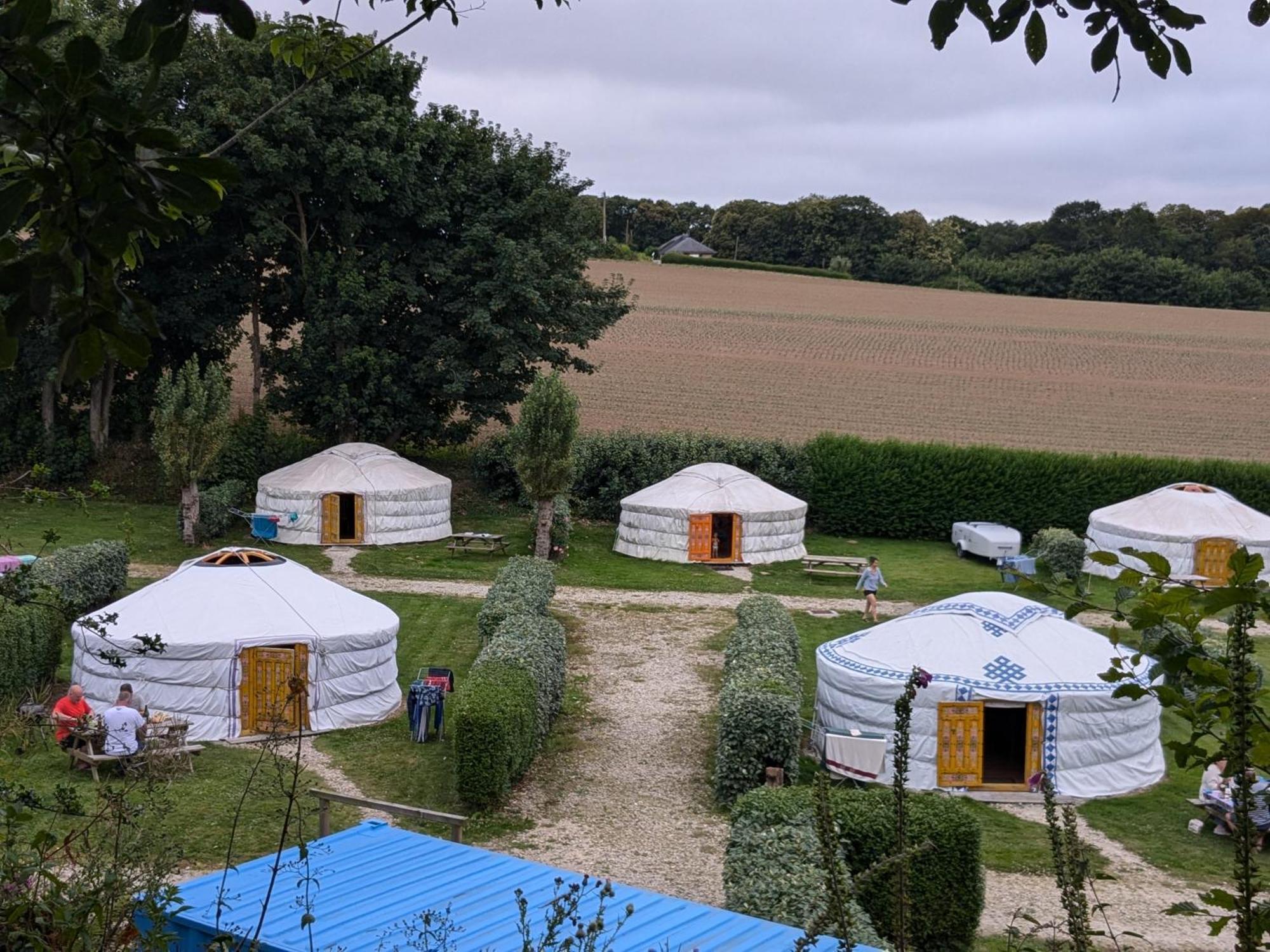 Camping Kerlaudy Mer Et Yourtes Plouénan Esterno foto
