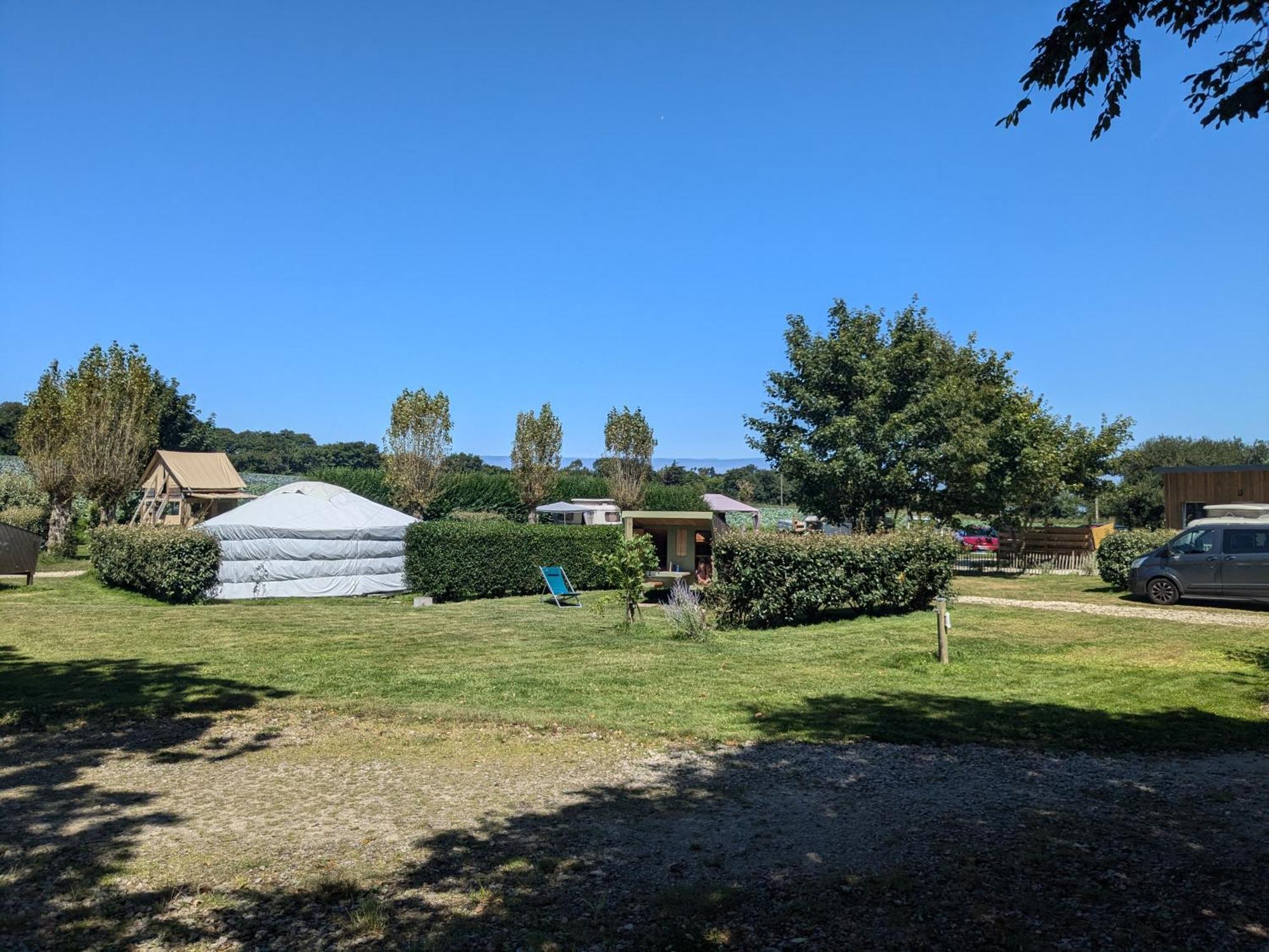 Camping Kerlaudy Mer Et Yourtes Plouénan Esterno foto