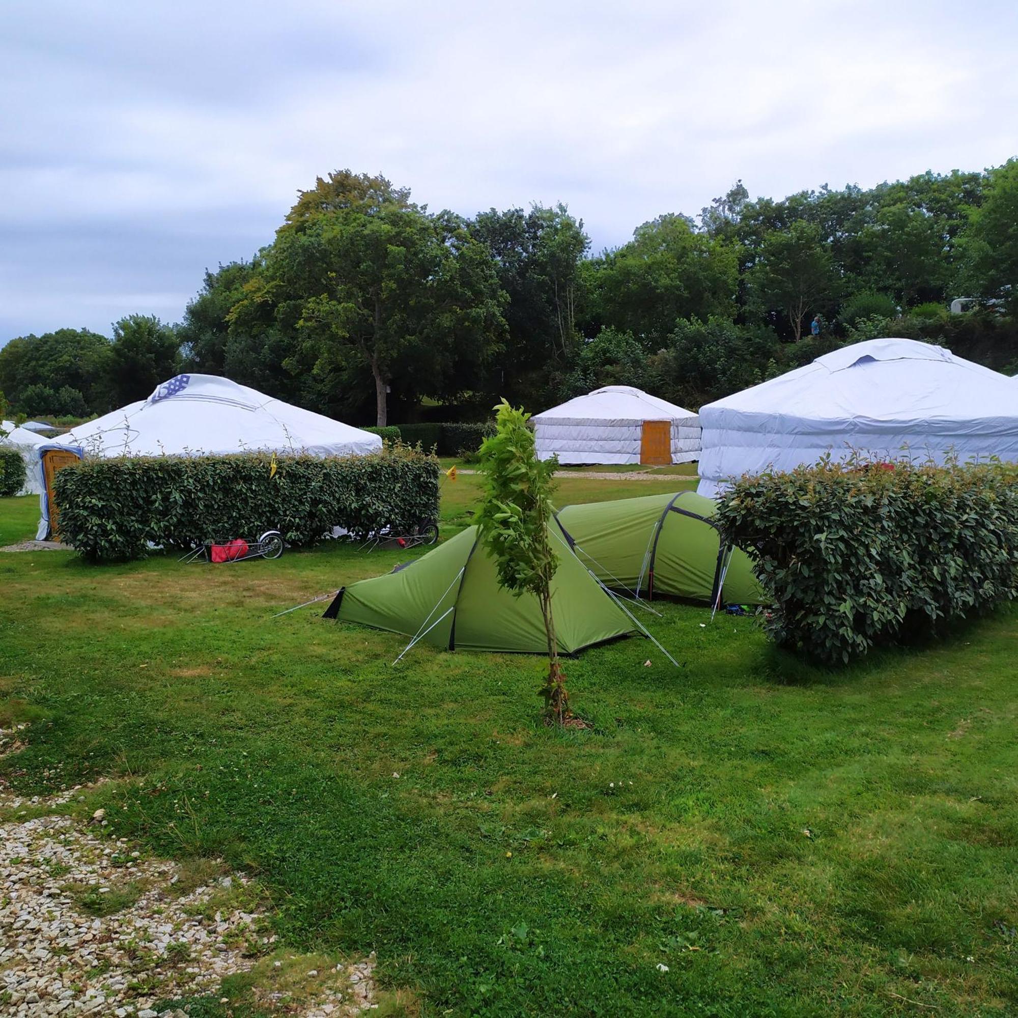 Camping Kerlaudy Mer Et Yourtes Plouénan Esterno foto