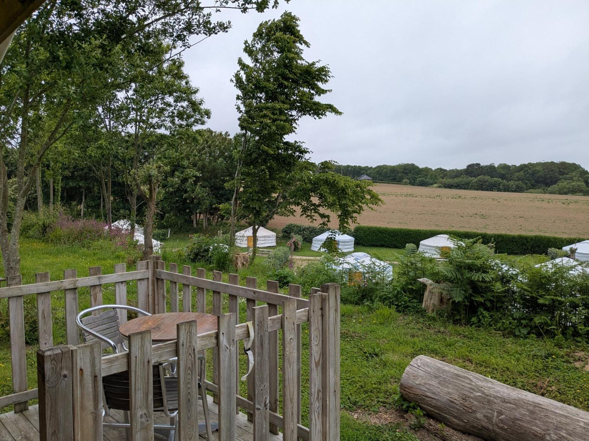 Camping Kerlaudy Mer Et Yourtes Plouénan Esterno foto