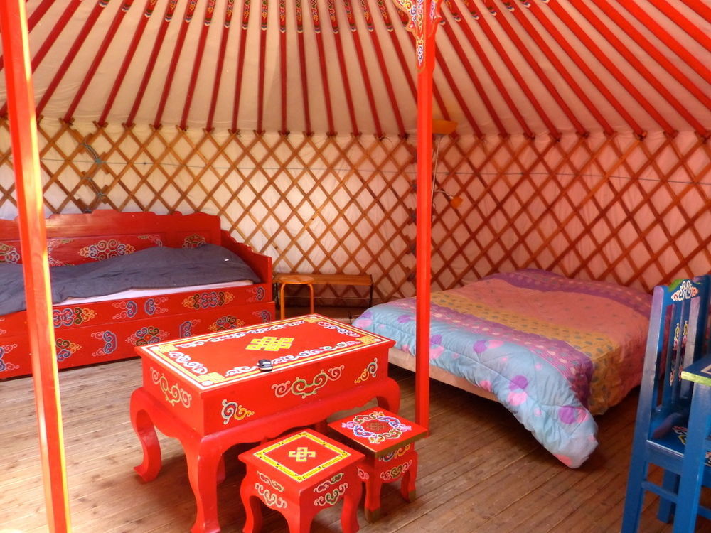Camping Kerlaudy Mer Et Yourtes Plouénan Esterno foto