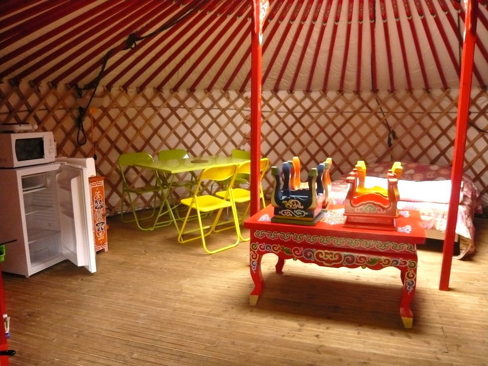 Camping Kerlaudy Mer Et Yourtes Plouénan Esterno foto